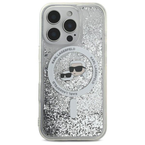 Karl Lagerfeld MagSafe vāciņš iPhone 16 Pro Max 6,9", caurspīdīgs (KLHMP16XLGKCSGH)