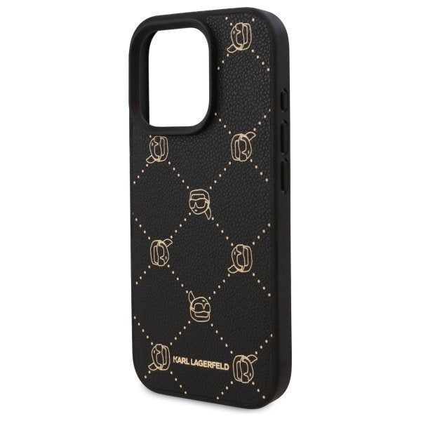 Karl Lagerfeld MagSafe vāciņš iPhone 16 Pro Max 6,9", melns (KLHMP16XPGKHPHK)
