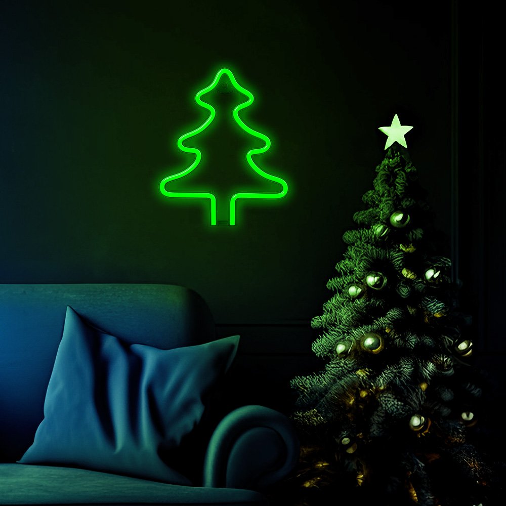 Forever Light gaisma Neon LED Christmas Tree zaļš FLNE16 Forever