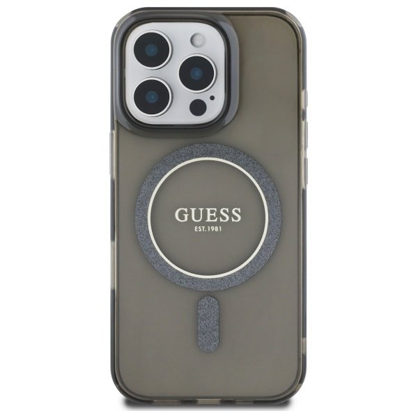 Guess MagSafe vāciņš iPhone 16 Pro Max 6,9" melns
