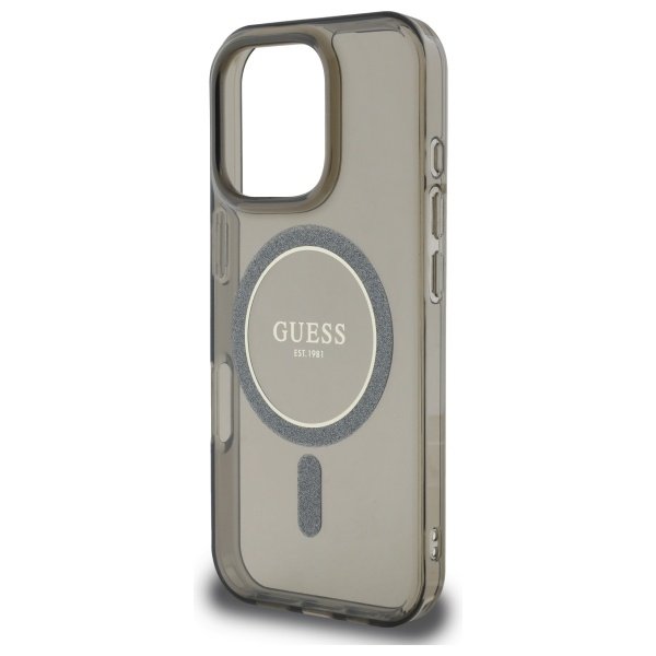 Guess MagSafe vāciņš iPhone 16 Pro Max 6,9" melns