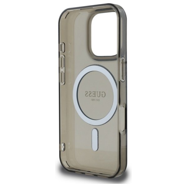 Guess MagSafe vāciņš iPhone 16 Pro Max 6,9" melns