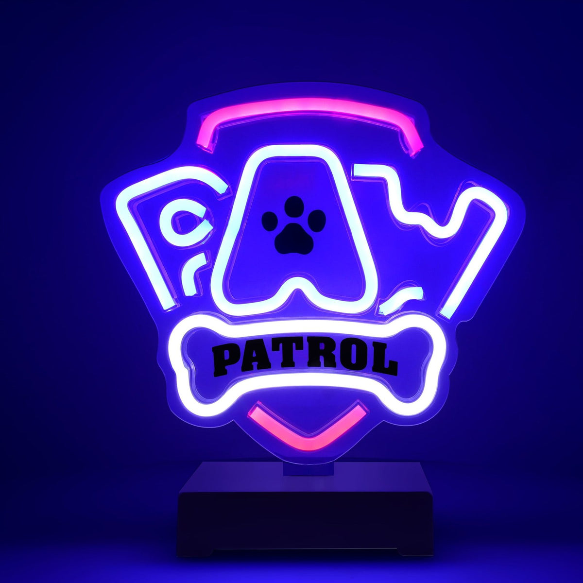 Neona LED uz statīva Paw Patrol - Logo OW-120146