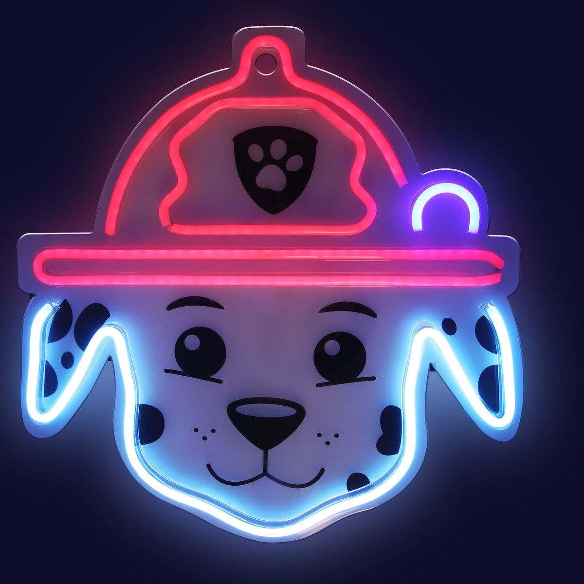 Hanging neona LED Paw Patrol on plexiglass - Marshall OW-130646
