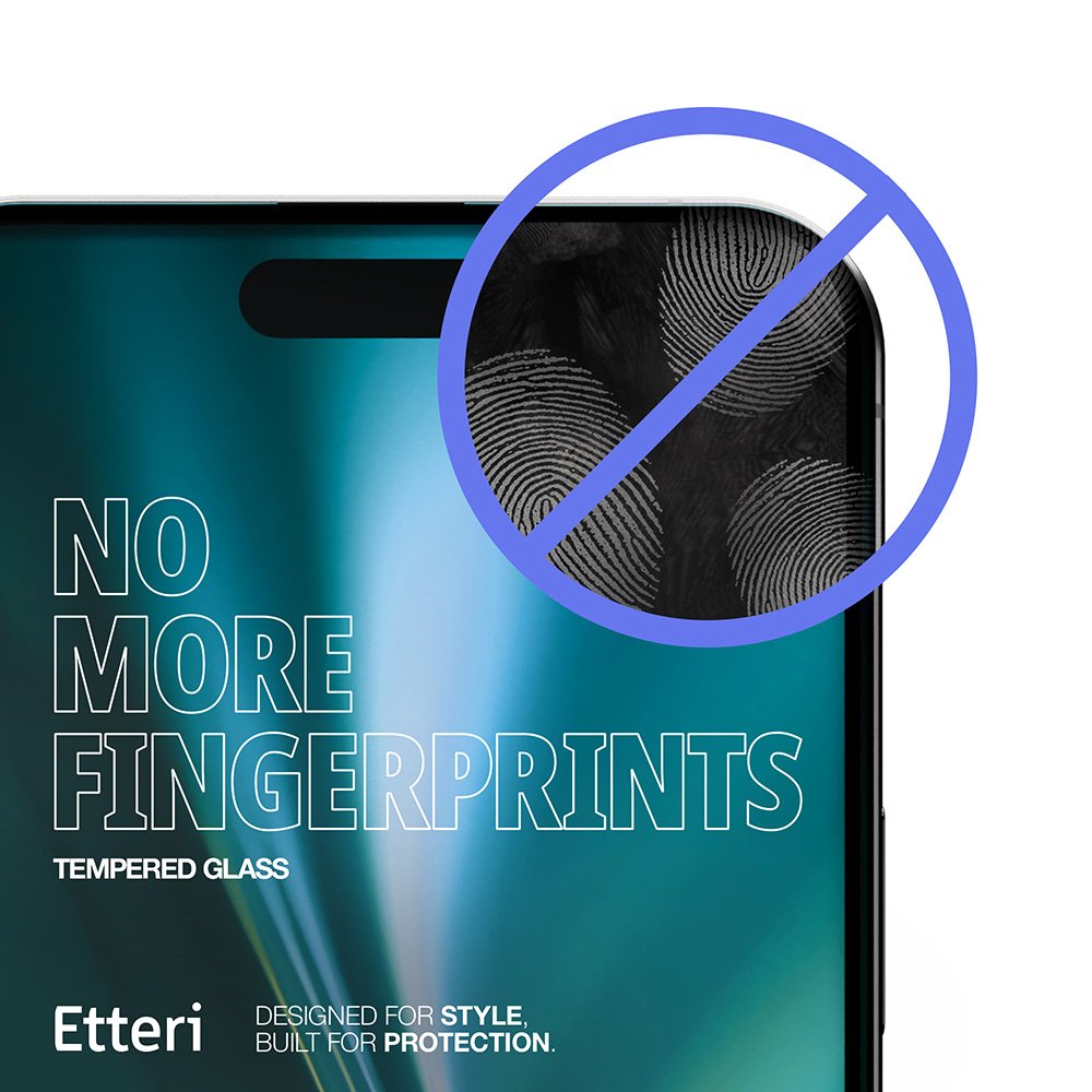 Etteri rūdīts stikls 9D priekš iPhone 13 / 13 Pro / 14 6,1"