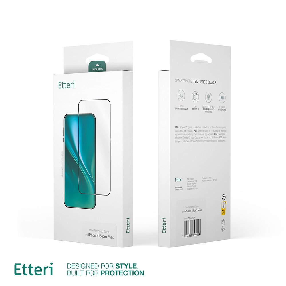 Etteri aizsargstikls 9D iPhone 16 Plus 6,7"