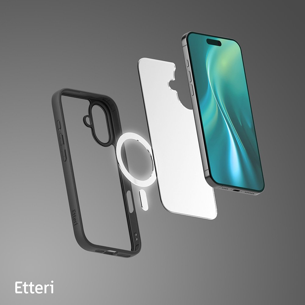 Etteri Matt MagSafe vāciņš Samsung Galaxy S25 Ultra, melns