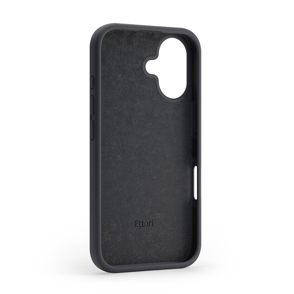 Etteri silikona vāciņš iPhone 16 Plus 6,7", melns