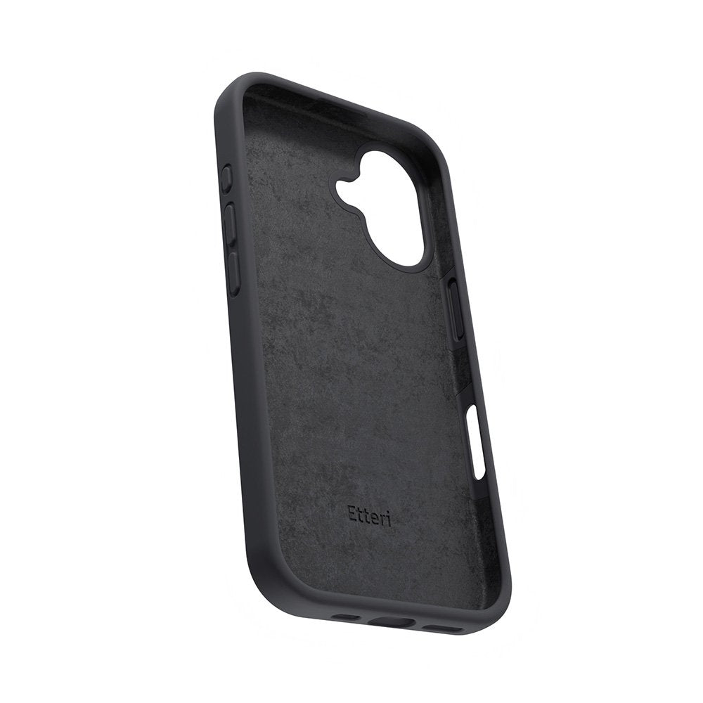 Etteri silikona vāciņš iPhone 16 Plus 6,7", melns