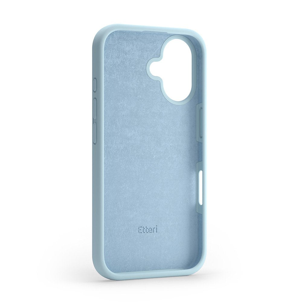 Etteri silikona vāciņš iPhone 16 Plus 6,7", gaiši zils