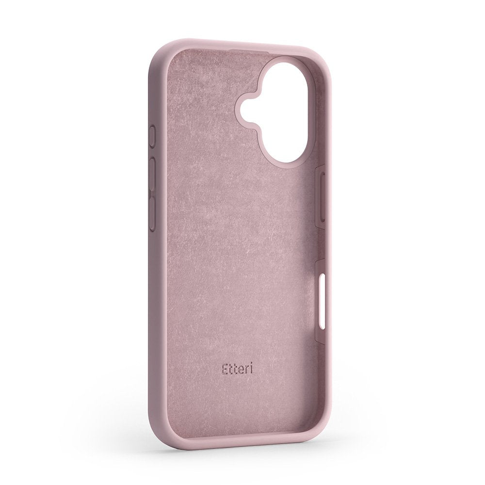 Etteri silikona vāciņš iPhone 16 Plus 6,7", gaiši rozā