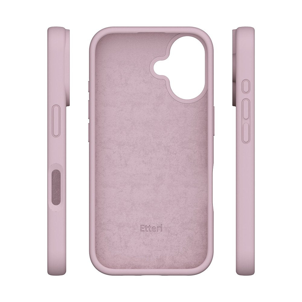 Etteri silikona vāciņš iPhone 16 Plus 6,7", gaiši rozā