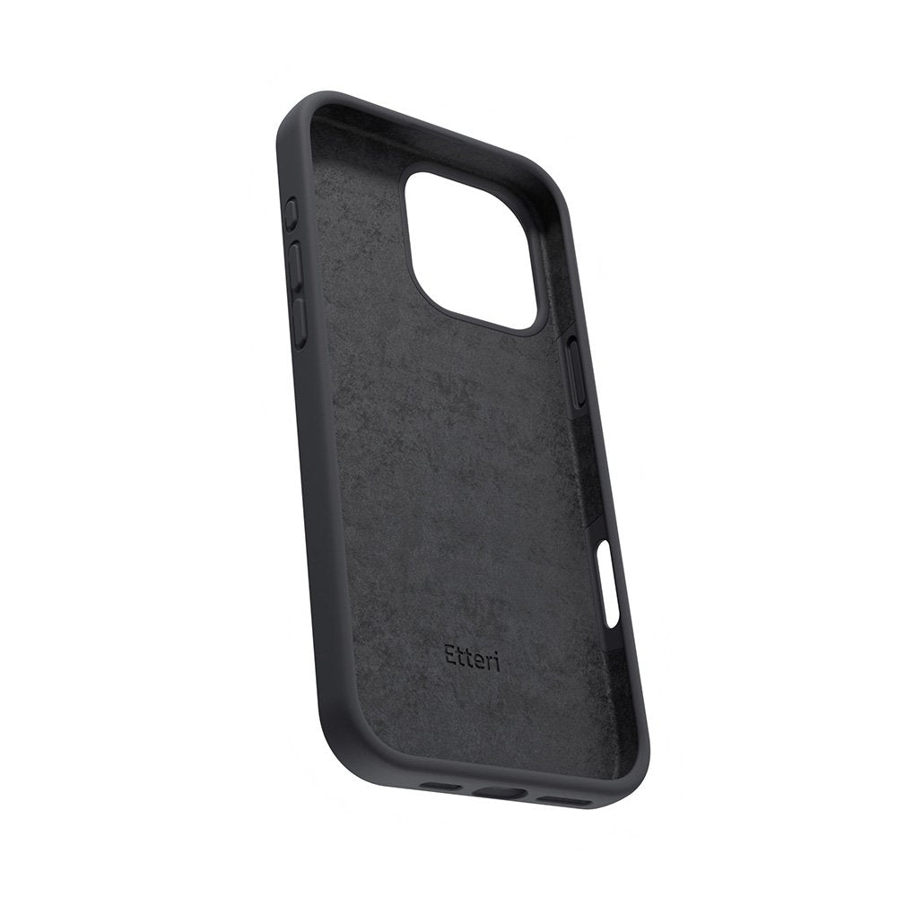 Etteri silikona vāciņš iPhone 16 Pro Max 6,9", melns