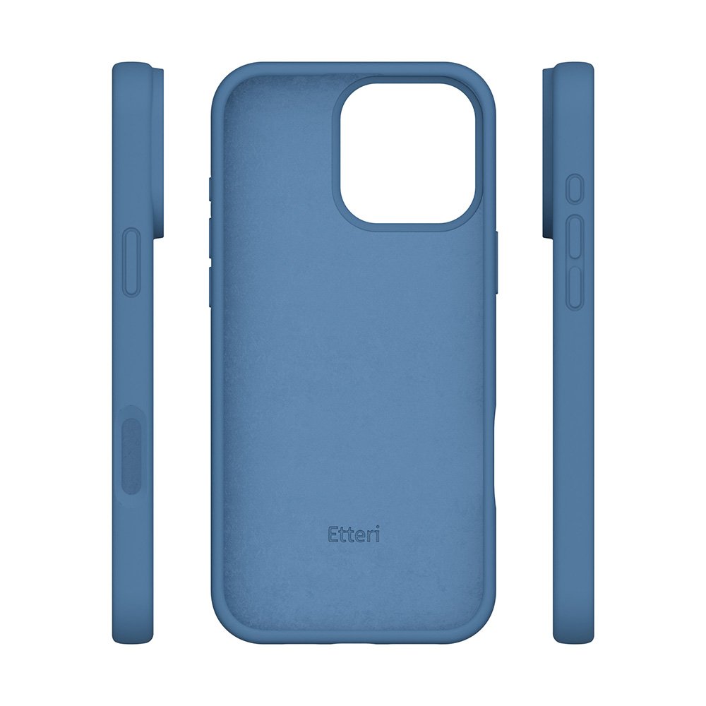 Etteri silikona vāciņš iPhone 16 Pro Max 6,9", tumši zils