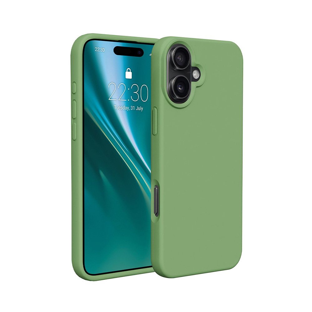 Etteri silikona vāciņš iPhone 16 6,1", gaiši zaļš