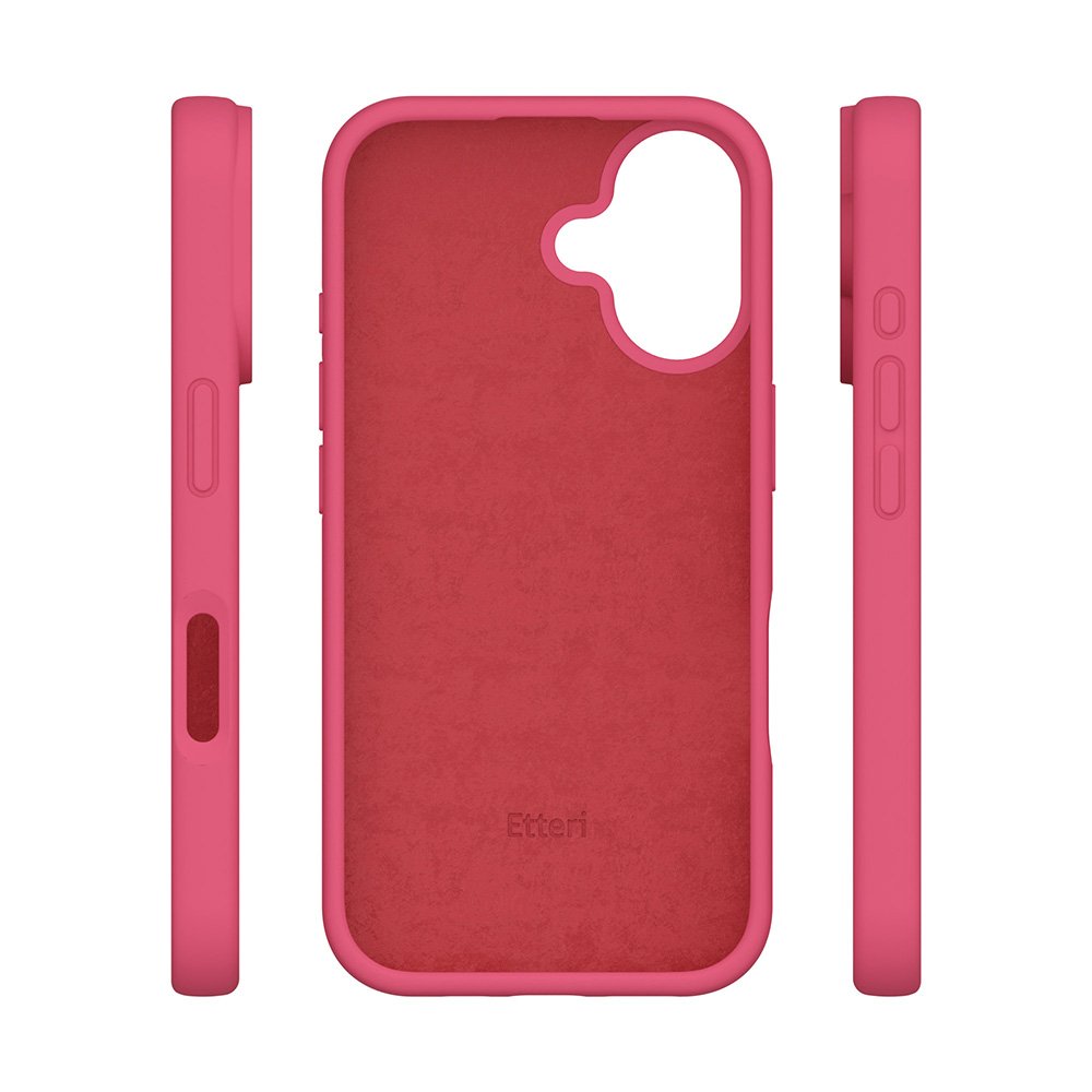 Etteri silikona vāciņš iPhone 16 6,1" Raspberry