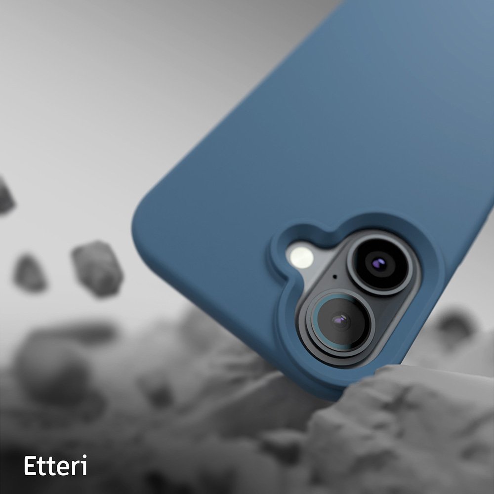Etteri silikona vāciņš iPhone 16 Plus 6,7", tumši zils