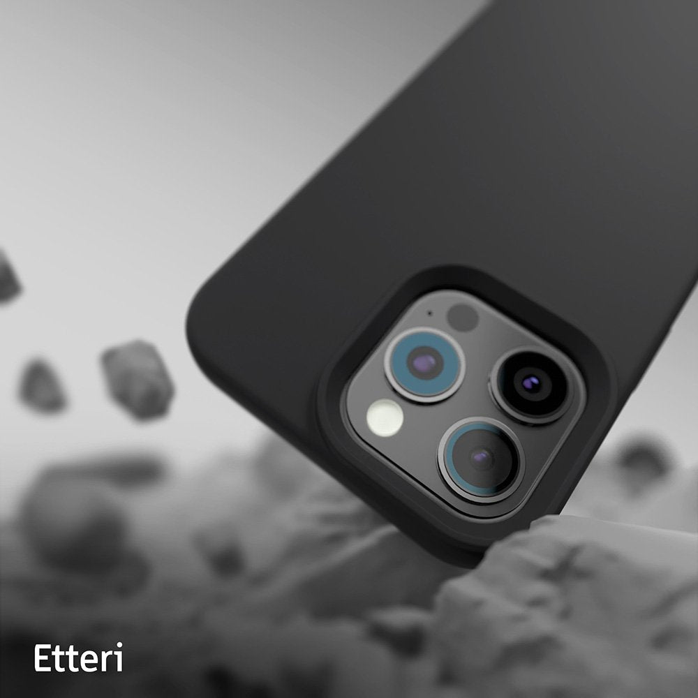 Etteri silikona vāciņš iPhone 16 Pro Max 6,9", melns