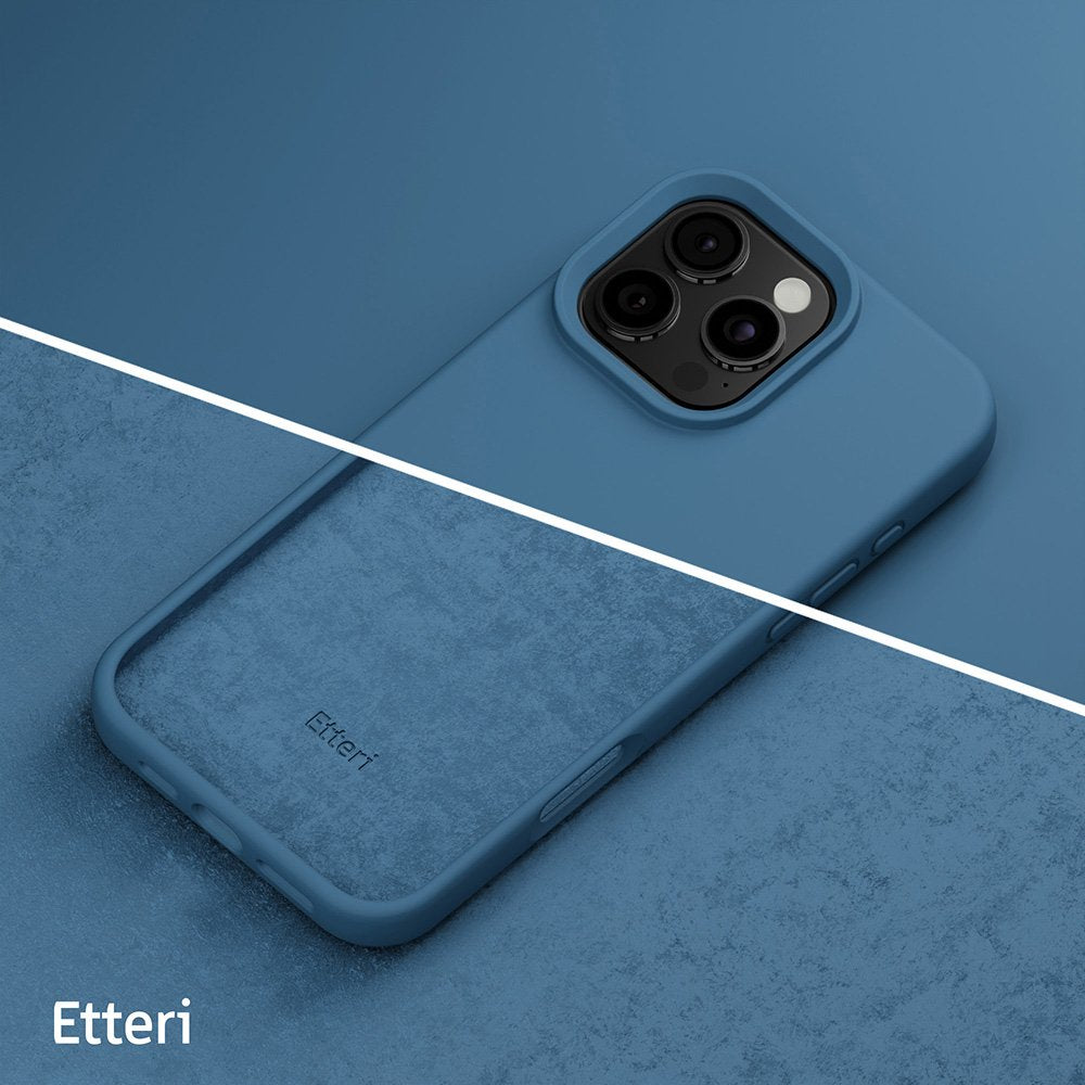 Etteri silikona vāciņš iPhone 16 Pro Max 6,9", tumši zils