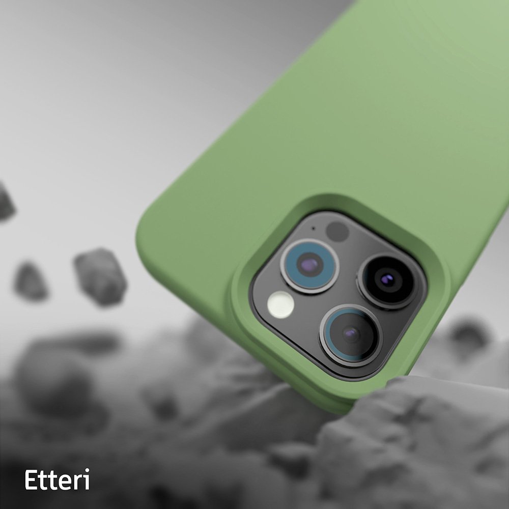Etteri silikona vāciņš iPhone 16 Pro Max 6,9", gaiši zaļš