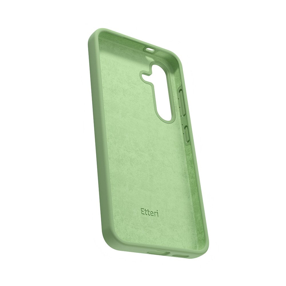 Etteri silikona vāciņš Samsung Galaxy S24 Plus, gaiši zaļš