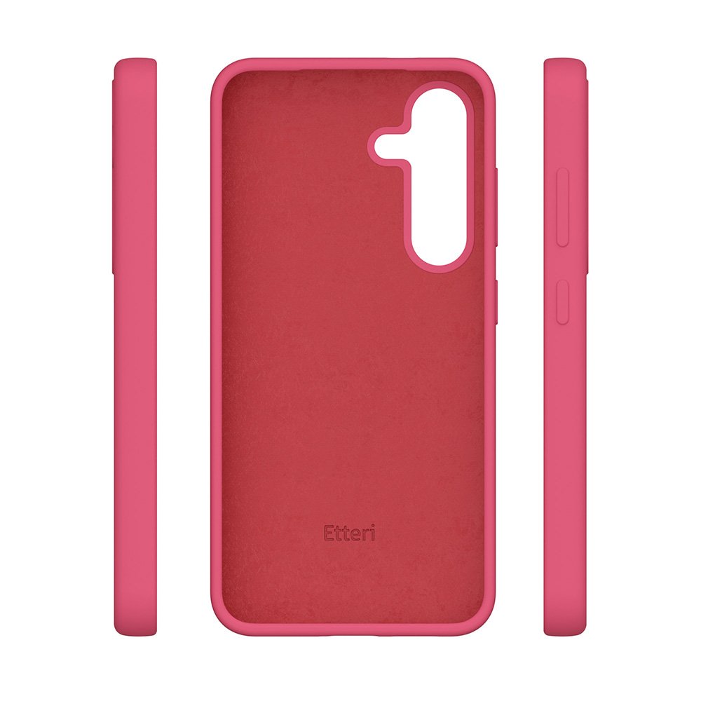 Etteri silikona vāciņš Samsung Galaxy S24 Plus Raspberry