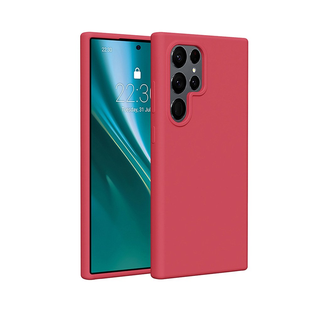 Etteri silikona vāciņš Samsung Galaxy S25 Ultra Raspberry