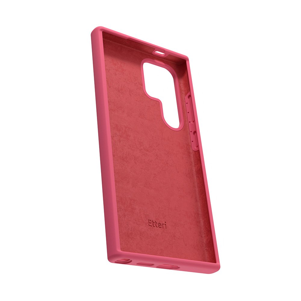 Etteri silikona vāciņš Samsung Galaxy S25 Ultra Raspberry