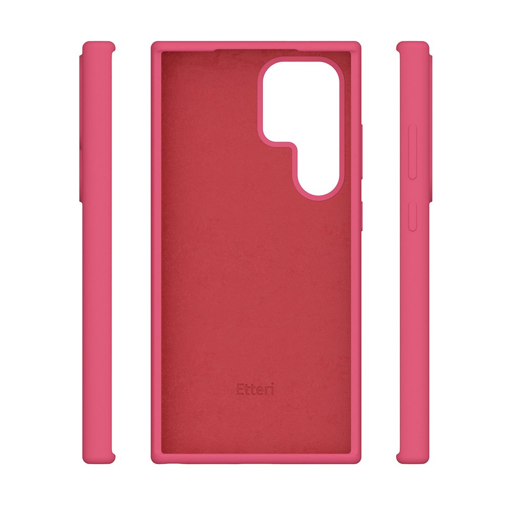 Etteri silikona vāciņš Samsung Galaxy S25 Ultra Raspberry