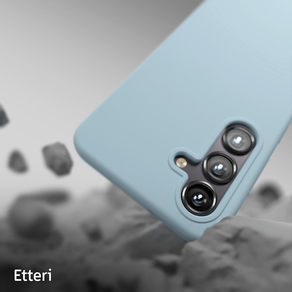 Etteri silikona vāciņš Samsung Galaxy S25 Plus, gaiši zils