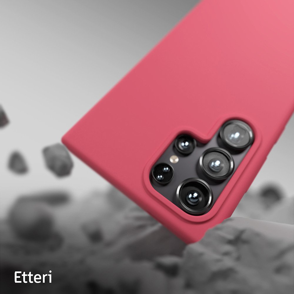 Etteri silikona vāciņš Samsung Galaxy S25 Ultra Raspberry