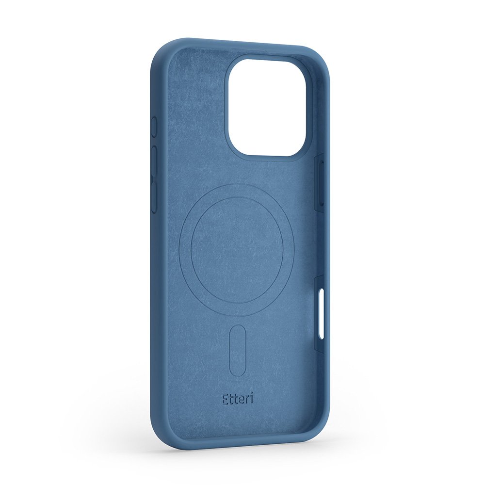 Etteri Silicone Mag case for iPhone 16 Pro Max 6,9" dark blue
