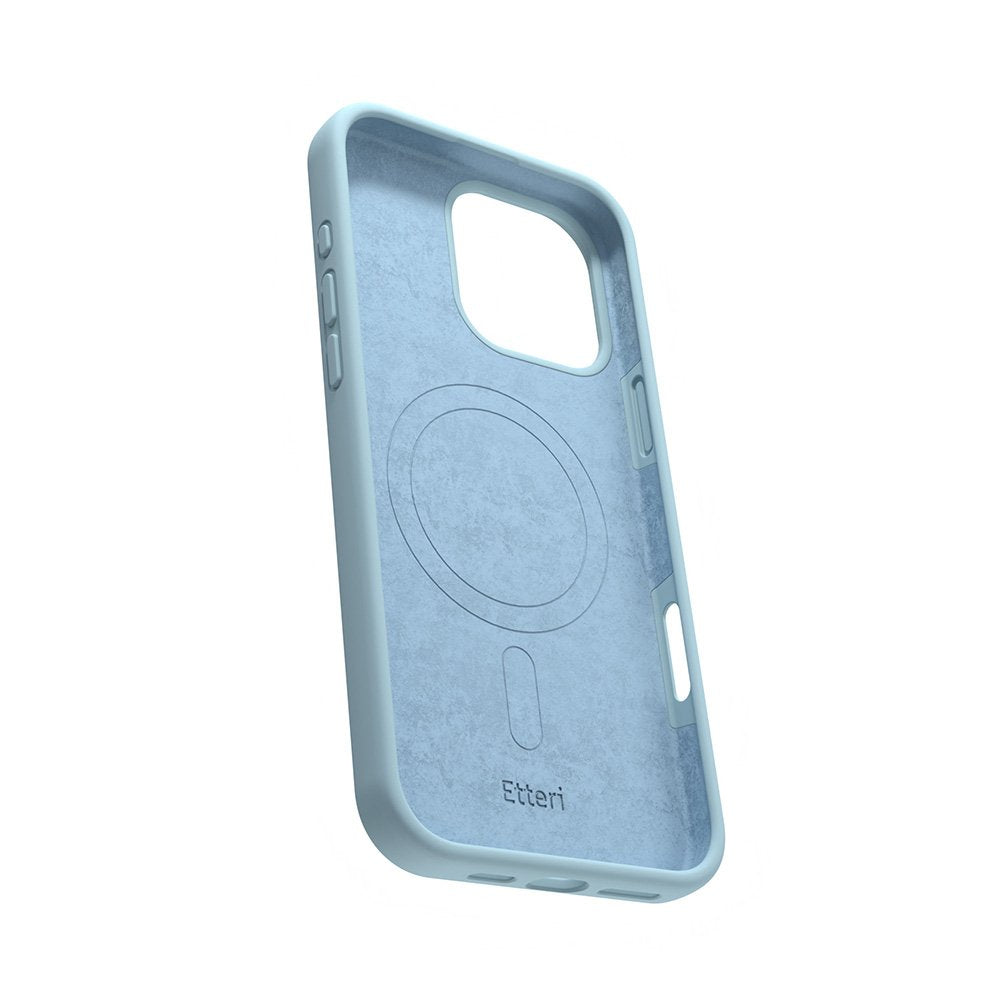 Etteri Silicone Mag case for iPhone 16 Pro Max 6,9" light blue