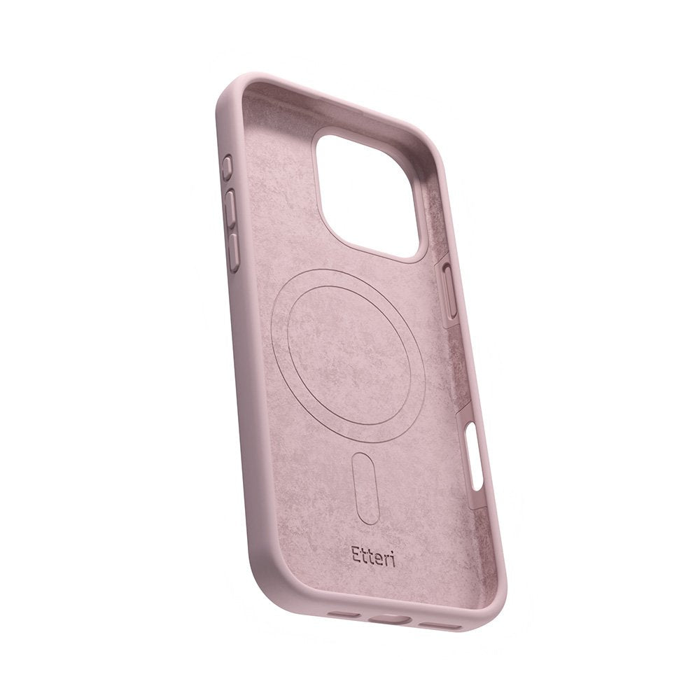 Etteri silikona „MagSafe“ vāciņš iPhone 16 Pro Max 6,9" gaiši rozā