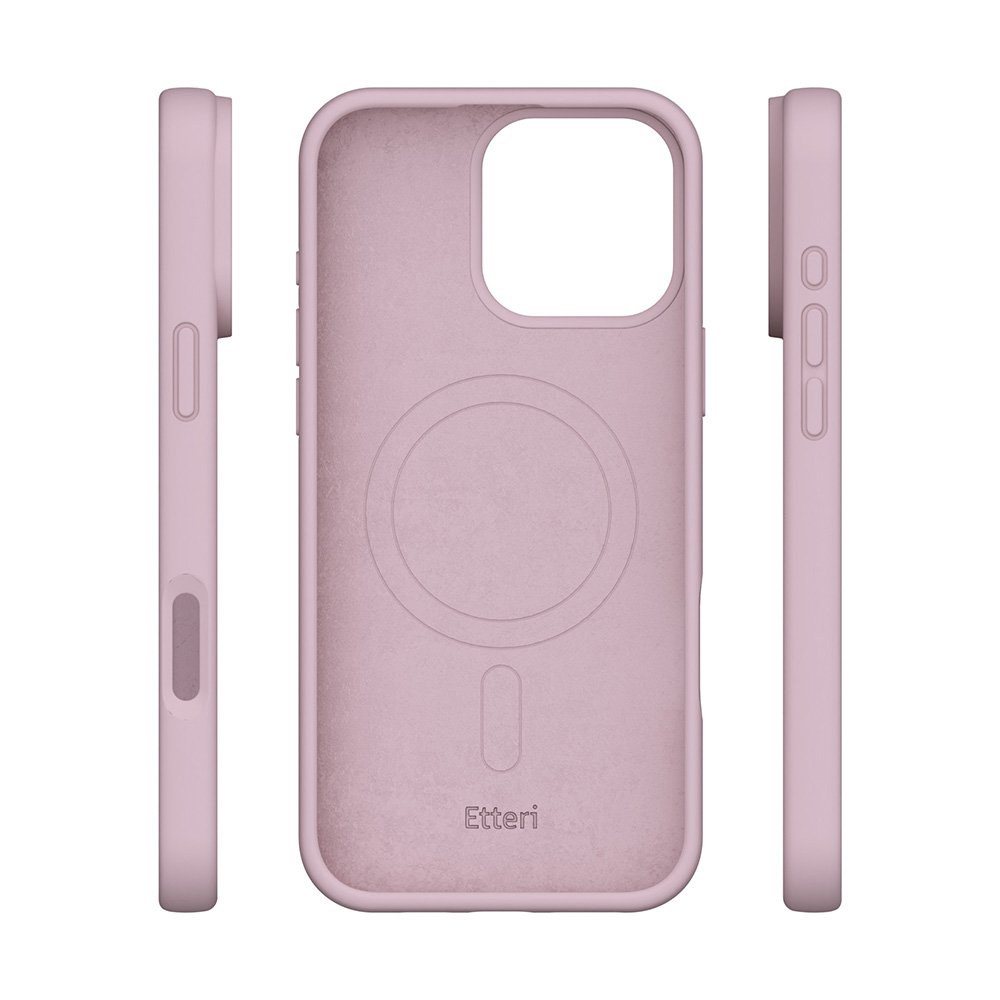 Etteri silikona „MagSafe“ vāciņš iPhone 16 Pro Max 6,9" gaiši rozā