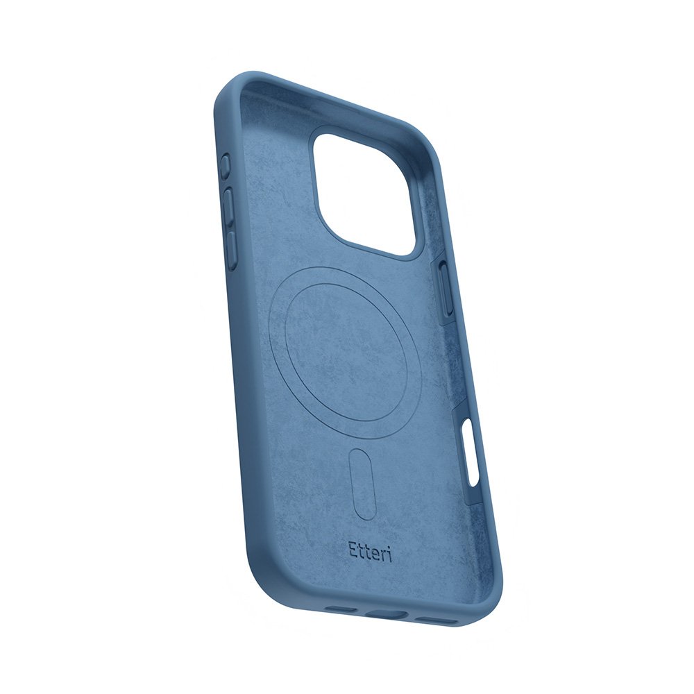 Etteri Silicone Mag case for iPhone 16 Pro 6,3" dark blue