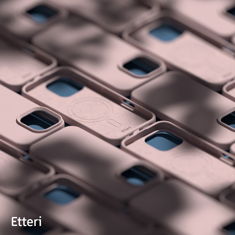 Etteri silikona „MagSafe“ vāciņš iPhone 16 Pro Max 6,9" gaiši rozā