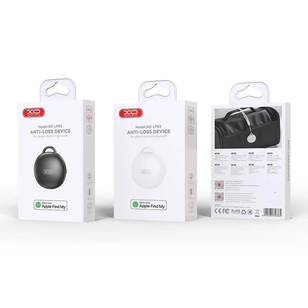 XO Bluetooth pazaudēšanas novēršanas lokators LP03 balts