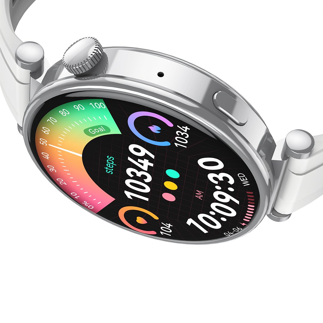 XO viedpulkstenis GT4 Mini Amoled, sudrabains