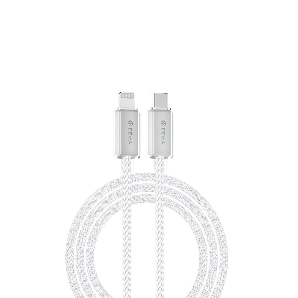 Devia kabelis Extreme EC654 PD USB-C - Lightning 1,5 m 27W 3A balts