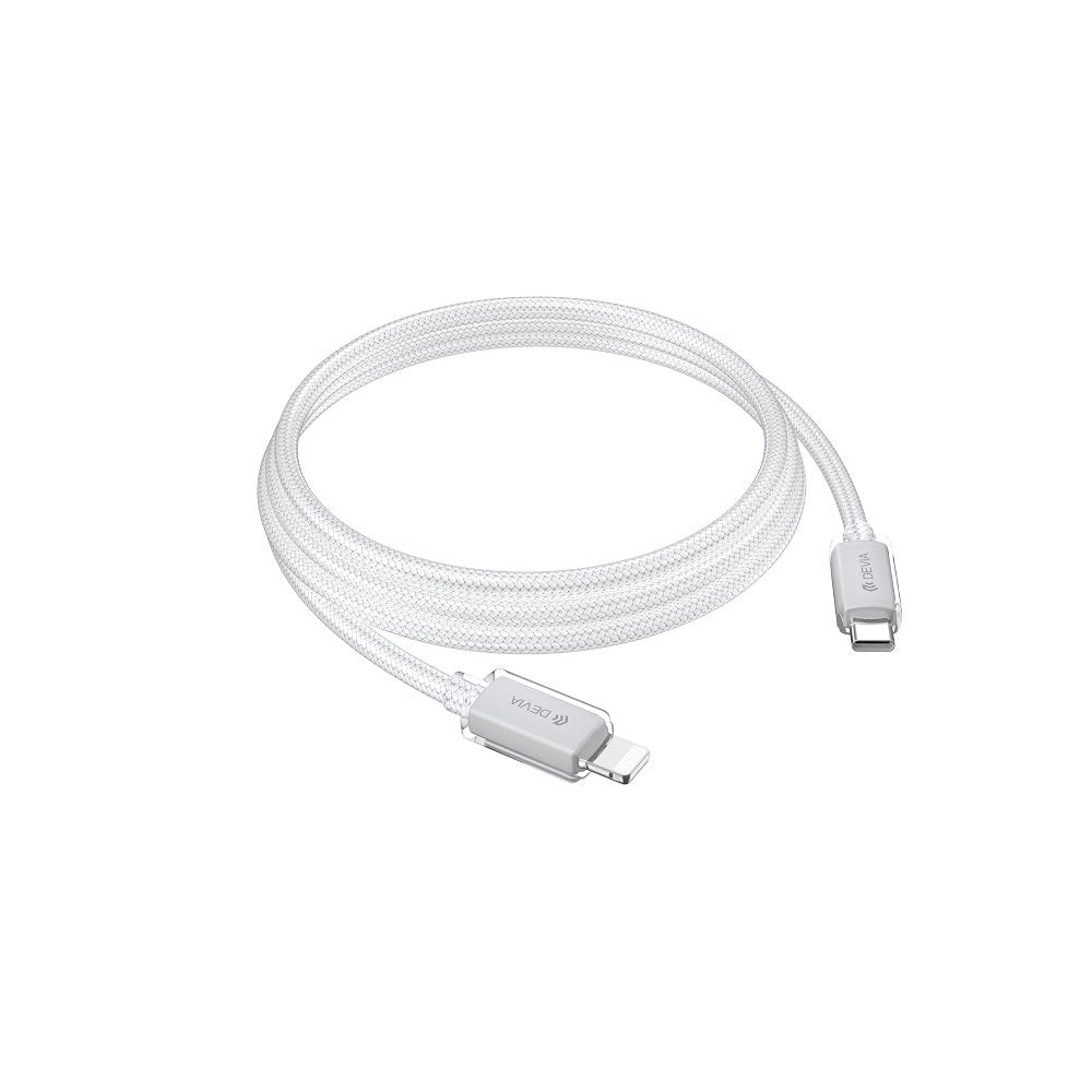 Devia kabelis Extreme EC654 PD USB-C - Lightning 1,5 m 27W 3A balts