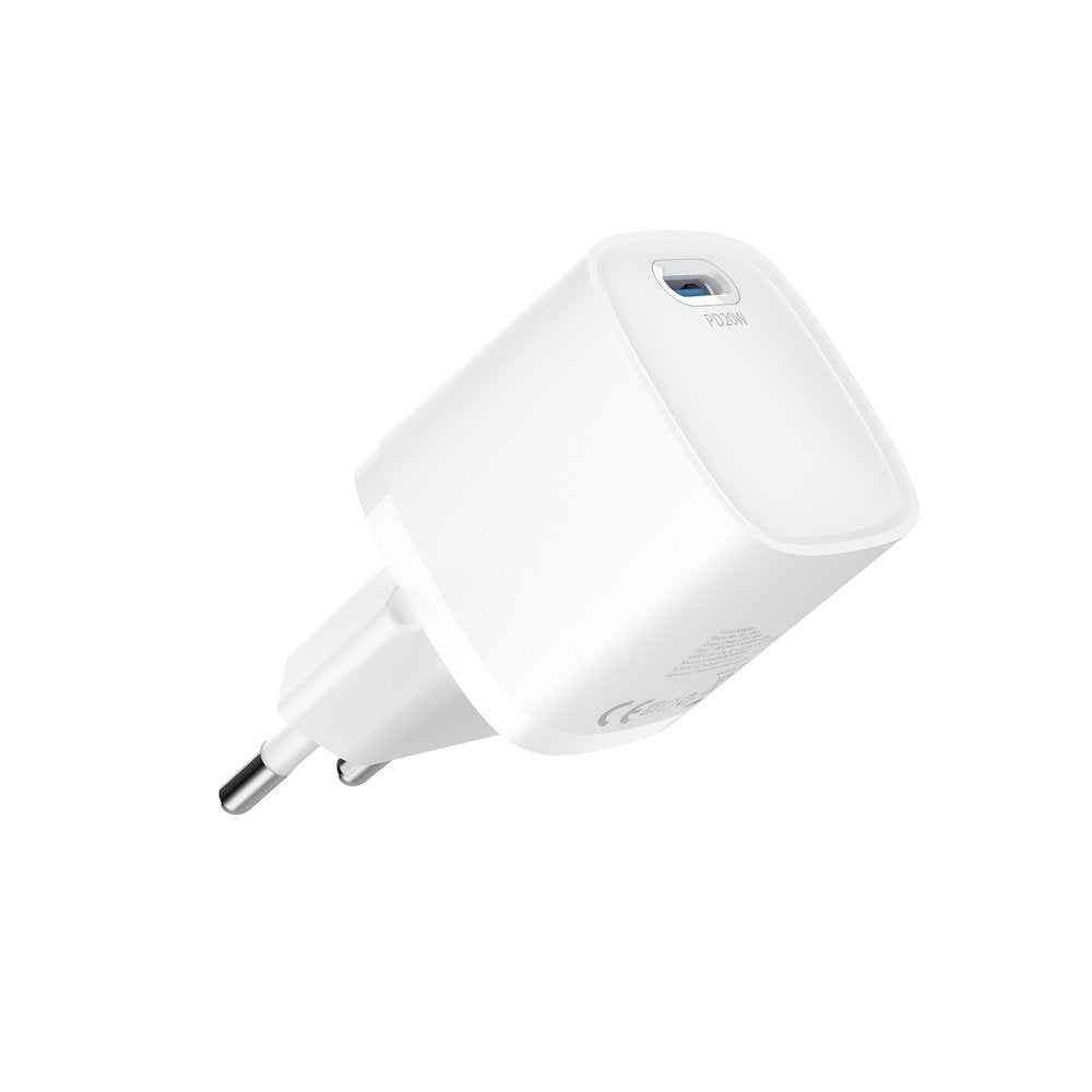 Devia sienas lādētājs Extreme Mini PD GaN 20 W, 1x USB-C, balts