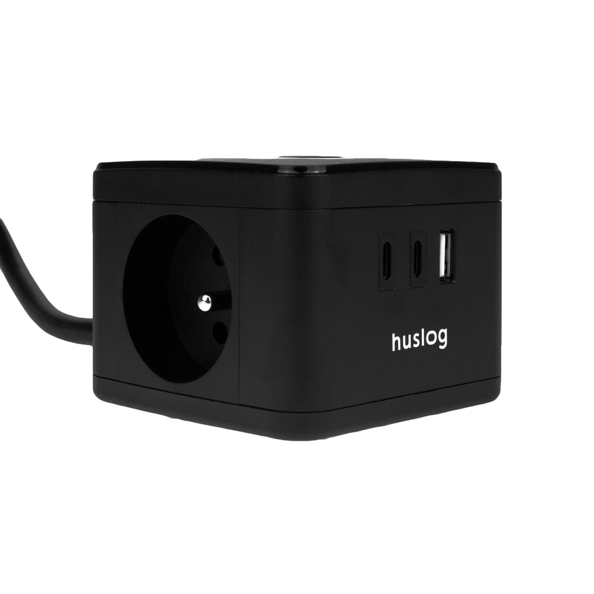Huslog Cube pagarinātājs ar LED