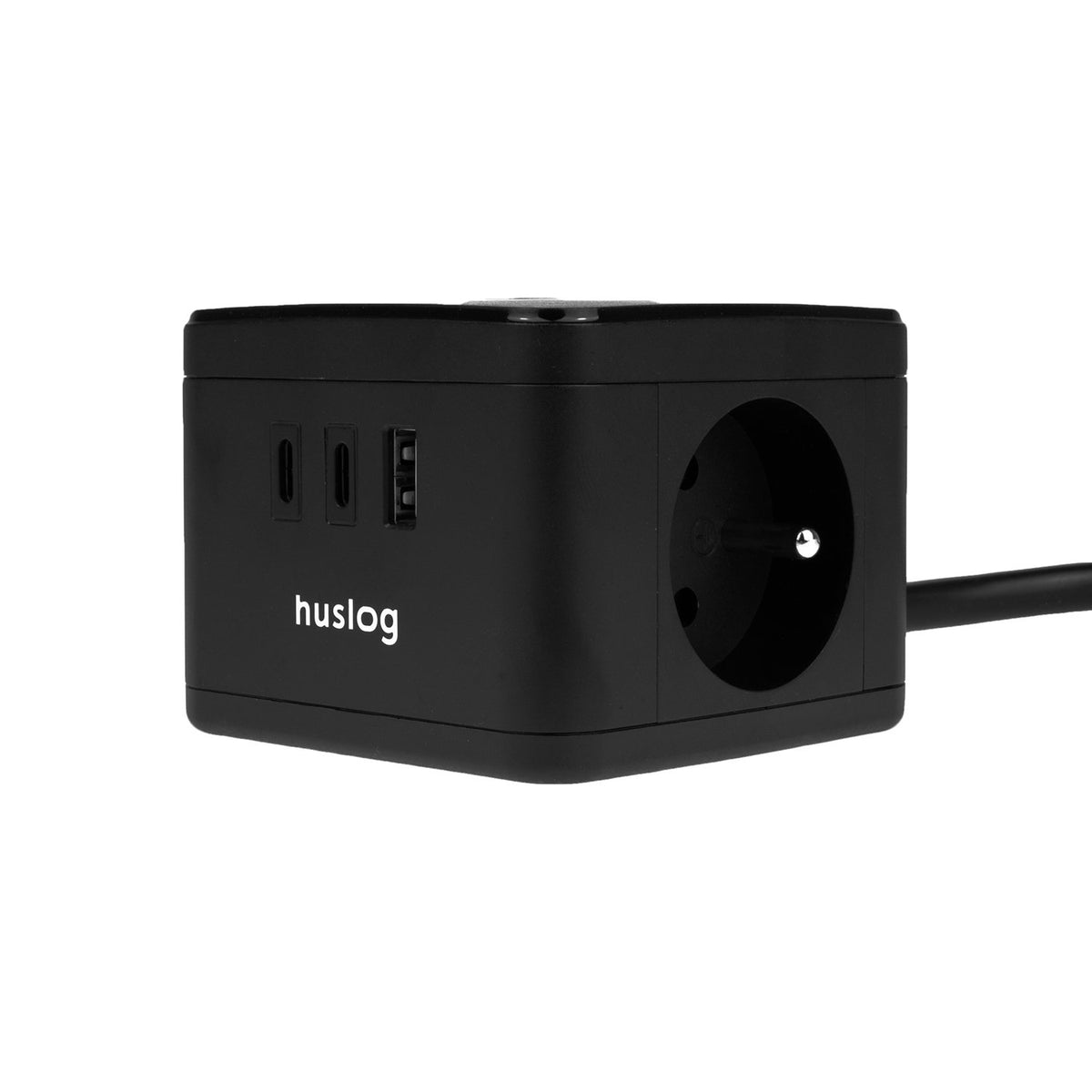 Huslog Cube pagarinātājs ar LED