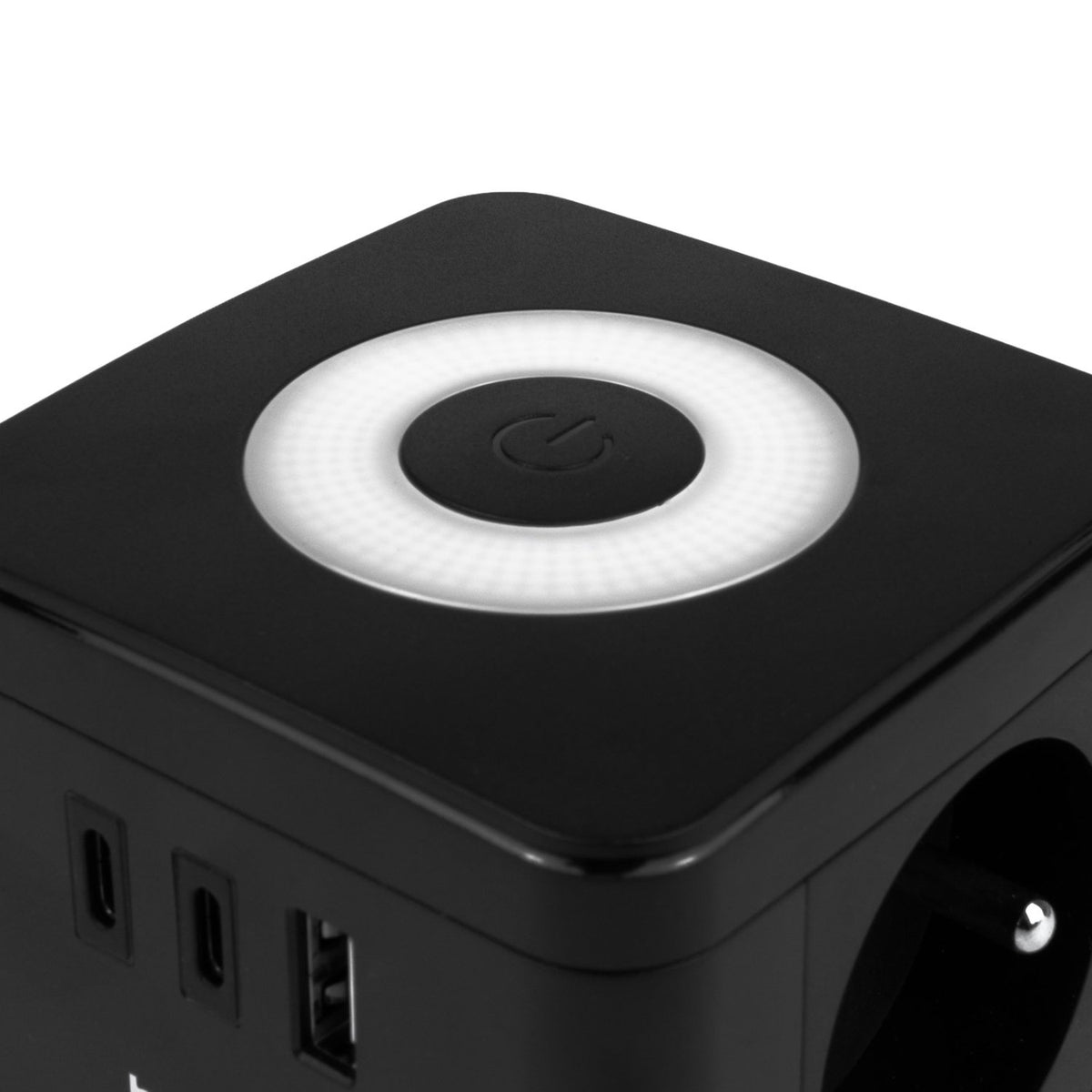 Huslog Cube pagarinātājs ar LED