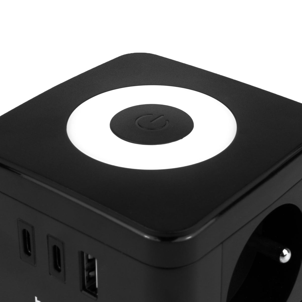 Huslog Cube pagarinātājs ar LED