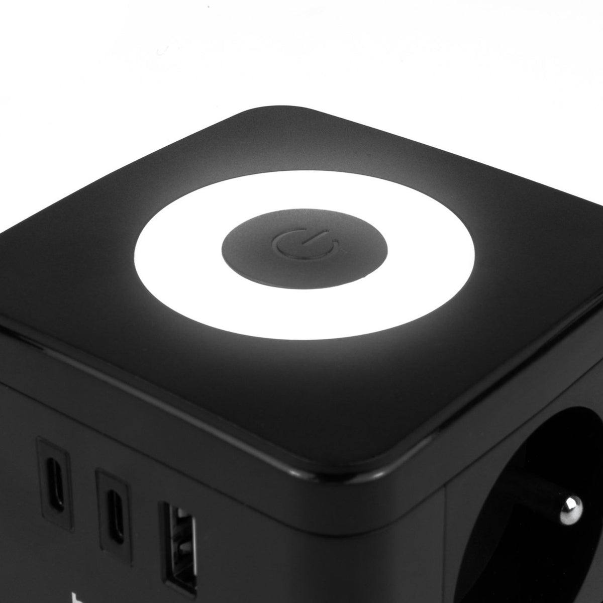 Huslog Cube pagarinātājs ar LED