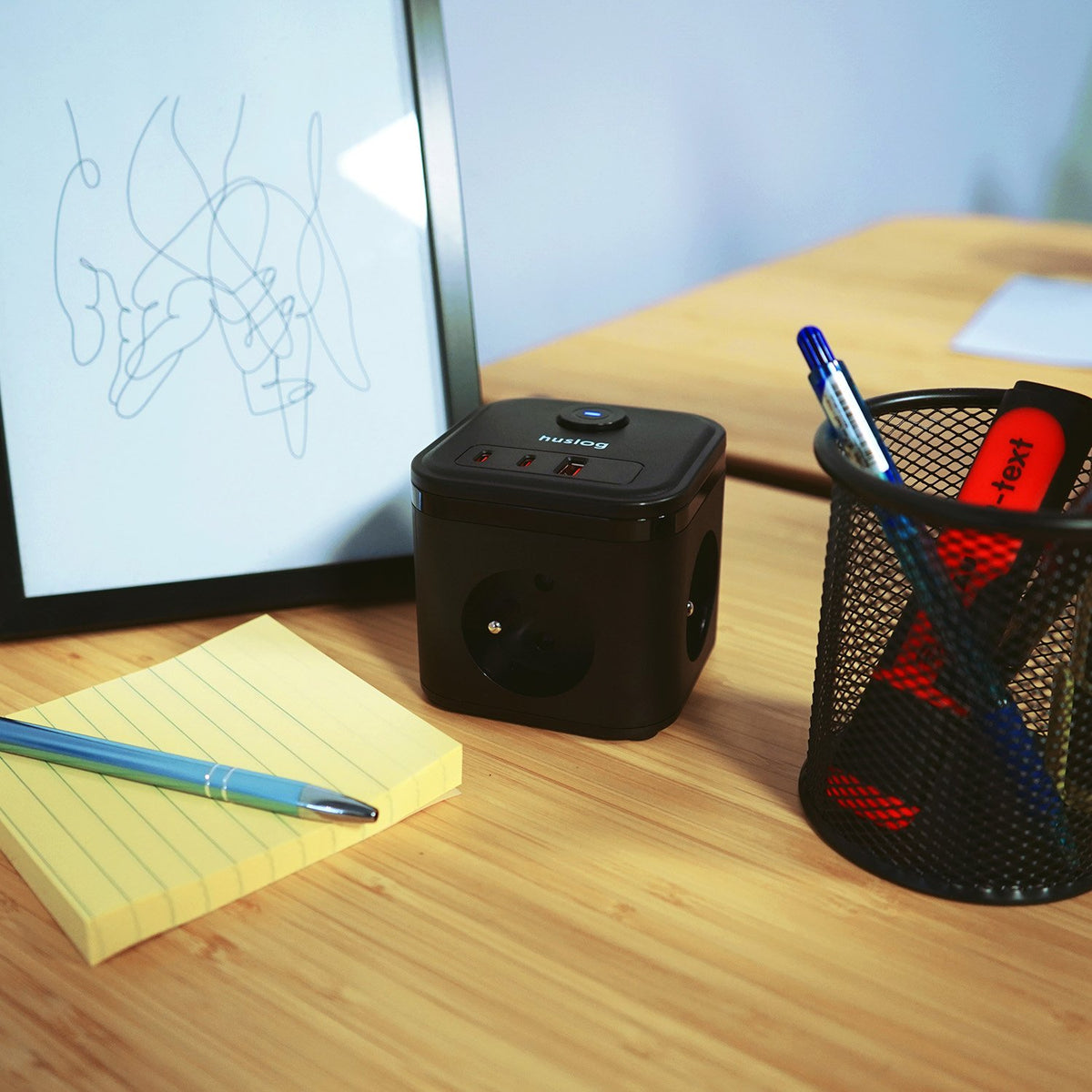 Huslog Cube pagarinātājs PD 20W