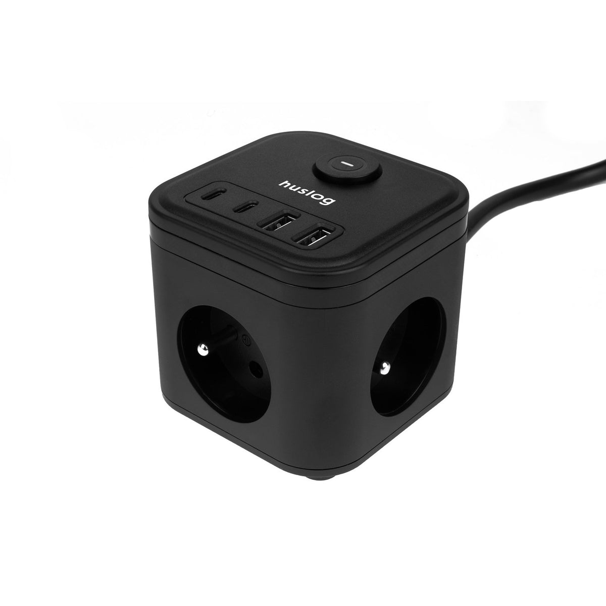 Huslog Cube pagarinātājs ar USB