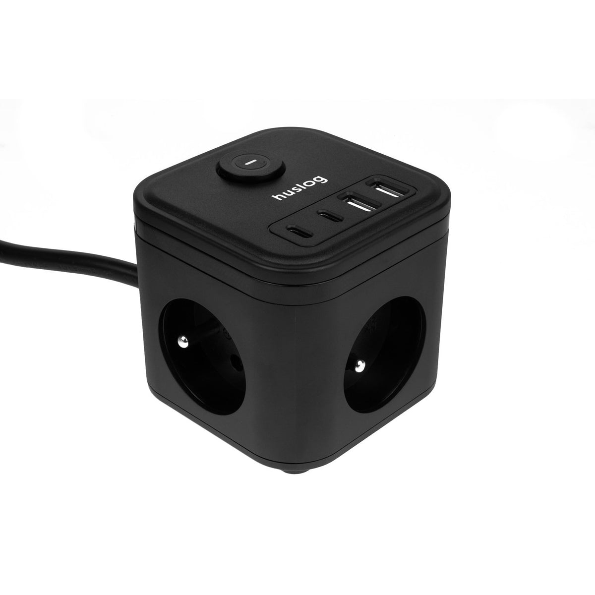 Huslog Cube pagarinātājs ar USB
